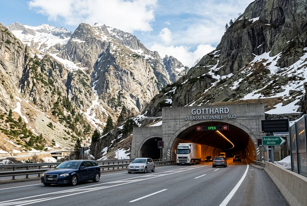 Mautgebühr für den Großen-St.-Bernhard-Tunnel