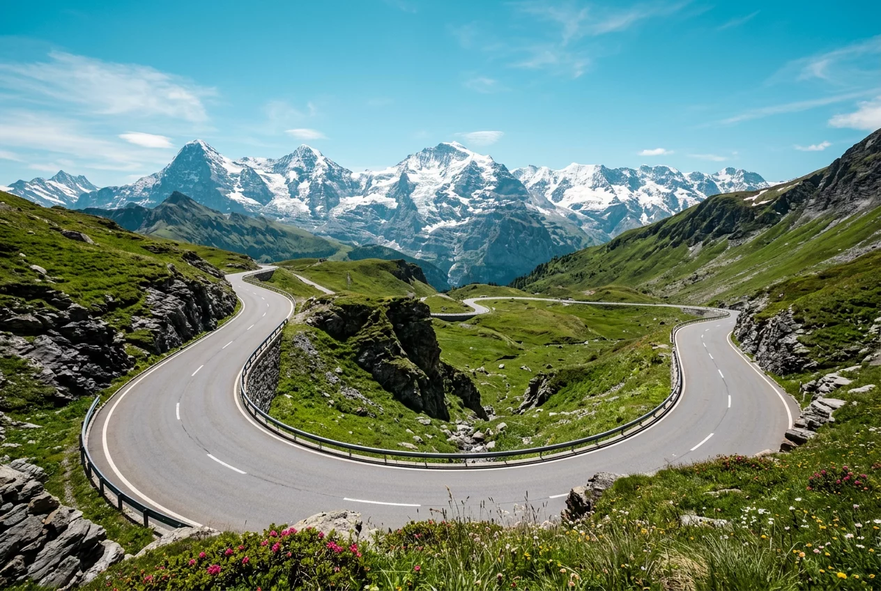 Die schönsten Panoramastraßen in den Schweizer Alpen